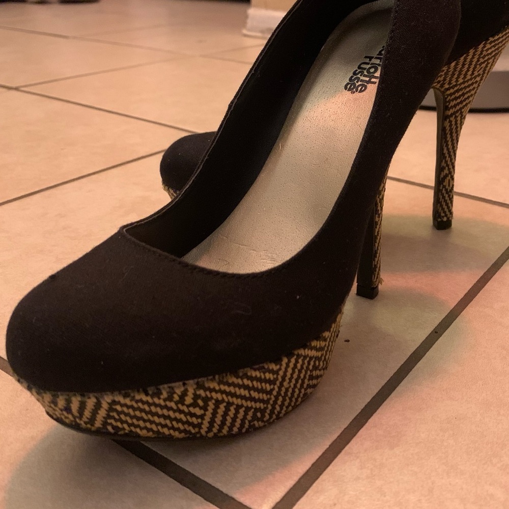Black Charlotte Russe Heels Size 7